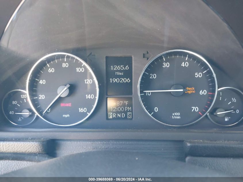 2005 Mercedes-Benz C 230 Kompressor Sport VIN: WDBRF40JX5F592192 Lot: 39688069