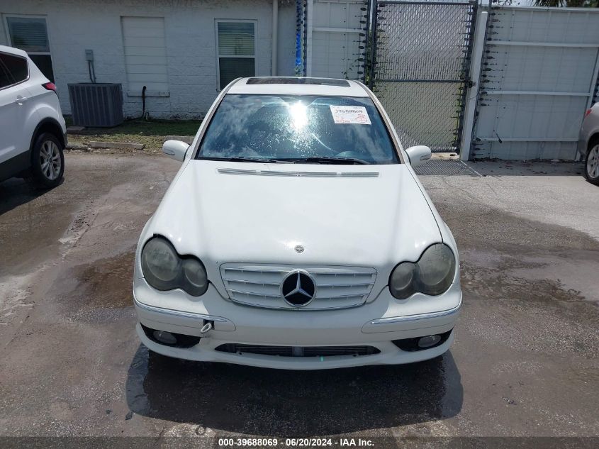 2005 Mercedes-Benz C 230 Kompressor Sport VIN: WDBRF40JX5F592192 Lot: 39688069