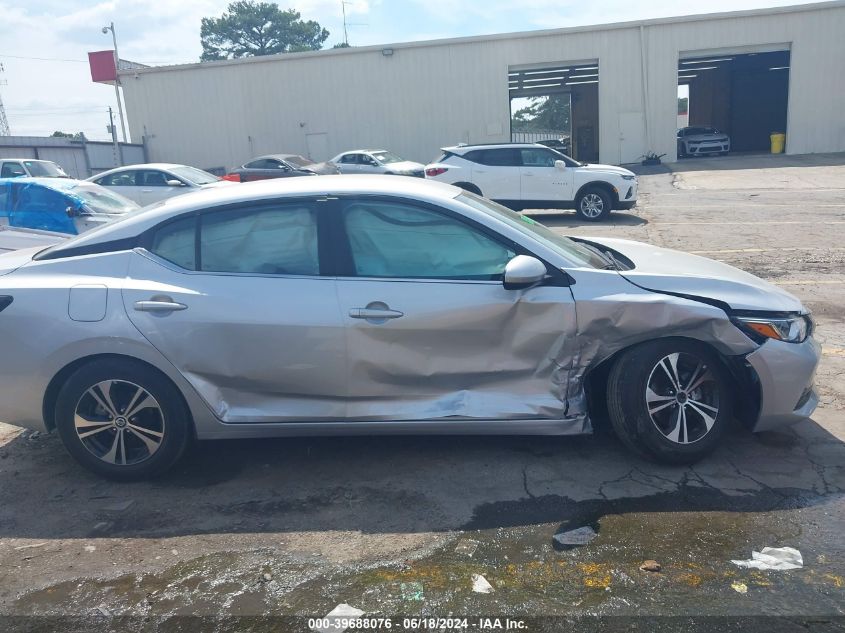 2022 Nissan Sentra Sv Xtronic Cvt VIN: 3N1AB8CV5NY242660 Lot: 39688076