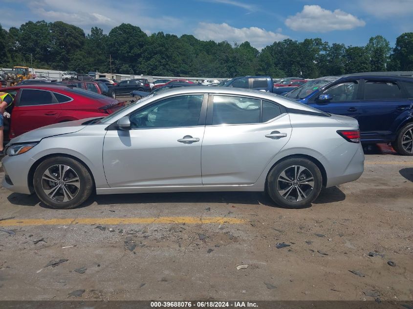 2022 Nissan Sentra Sv Xtronic Cvt VIN: 3N1AB8CV5NY242660 Lot: 39688076