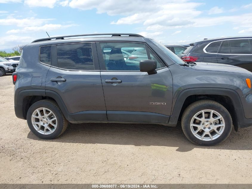 2022 Jeep Renegade Latitude 4X4 VIN: ZACNJDB17NPN49418 Lot: 39688077