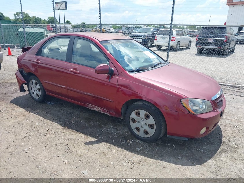 2005 Kia Spectra Ex/Lx/Sx VIN: KNAFE121355098813 Lot: 39688130