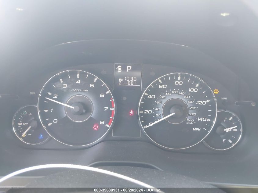 2010 Subaru Outback 2.5I Premium VIN: 4S4BRBCC1A3332802 Lot: 39688131