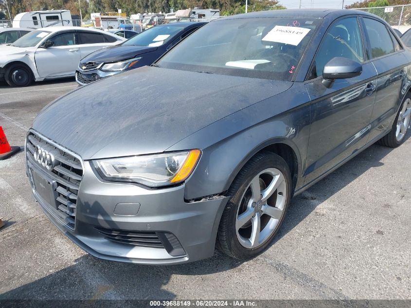 2016 Audi A3 1.8T Premium VIN: WAUA7GFF6G1057468 Lot: 39688149