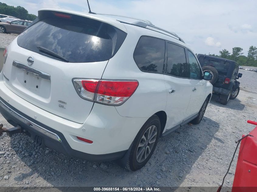 2013 Nissan Pathfinder Sl VIN: 5N1AR2MM4DC684327 Lot: 40654440