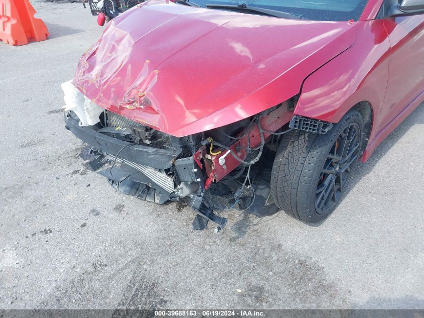 2019 Hyundai Elantra Sport VIN: KMHD04LB1KU820018 Lot: 39688163