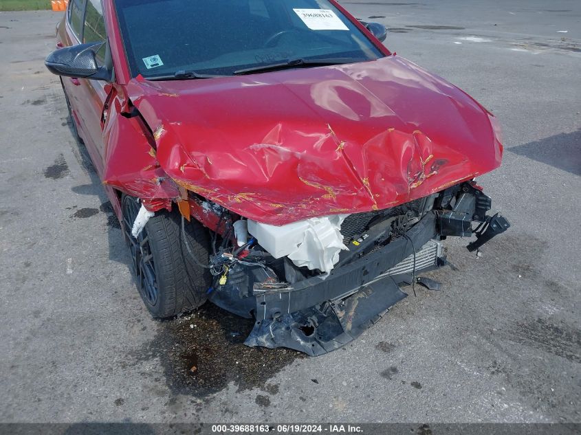 2019 Hyundai Elantra Sport VIN: KMHD04LB1KU820018 Lot: 39688163