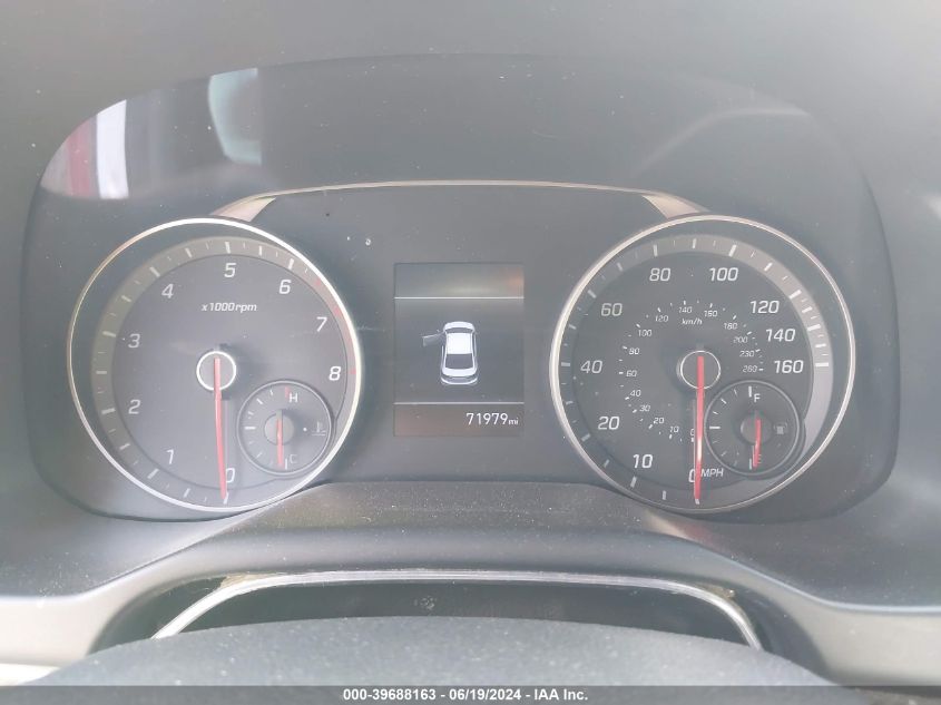 2019 Hyundai Elantra Sport VIN: KMHD04LB1KU820018 Lot: 39688163