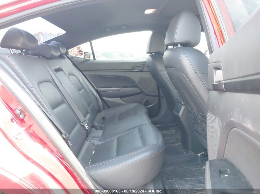 2019 Hyundai Elantra Sport VIN: KMHD04LB1KU820018 Lot: 39688163