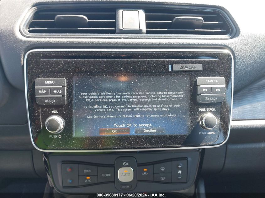 2019 Nissan Leaf Sv VIN: 1N4AZ1CP0KC314635 Lot: 39688177