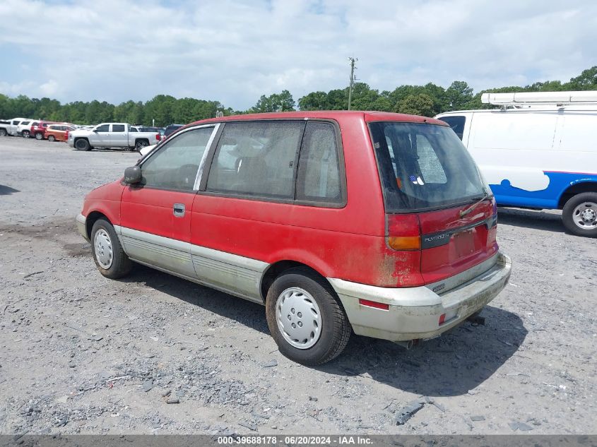 1994 Plymouth Colt Vista Se/Se VIN: JP3EB50G3RZ011318 Lot: 39688178