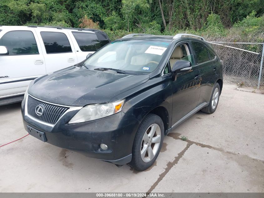 2010 Lexus Rx 350 VIN: 2T2BK1BA3AC007963 Lot: 39688180