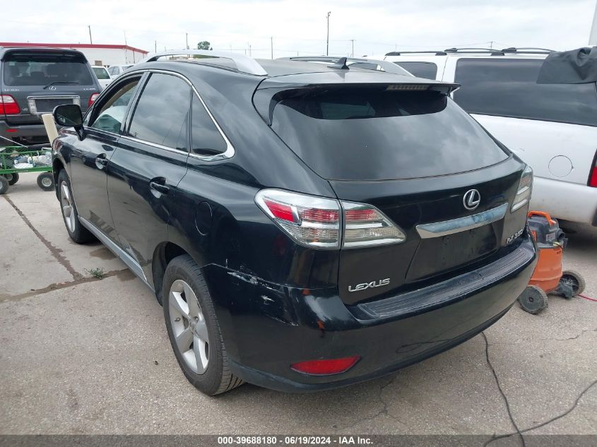 2010 Lexus Rx 350 VIN: 2T2BK1BA3AC007963 Lot: 39688180