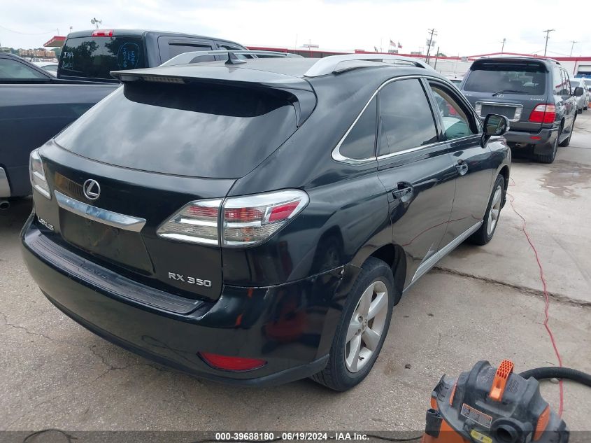 2010 Lexus Rx 350 VIN: 2T2BK1BA3AC007963 Lot: 39688180