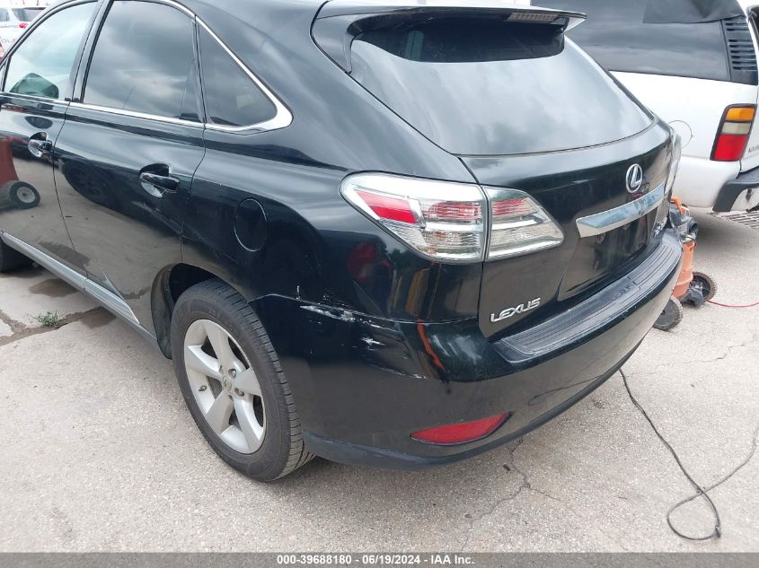 2010 Lexus Rx 350 VIN: 2T2BK1BA3AC007963 Lot: 39688180