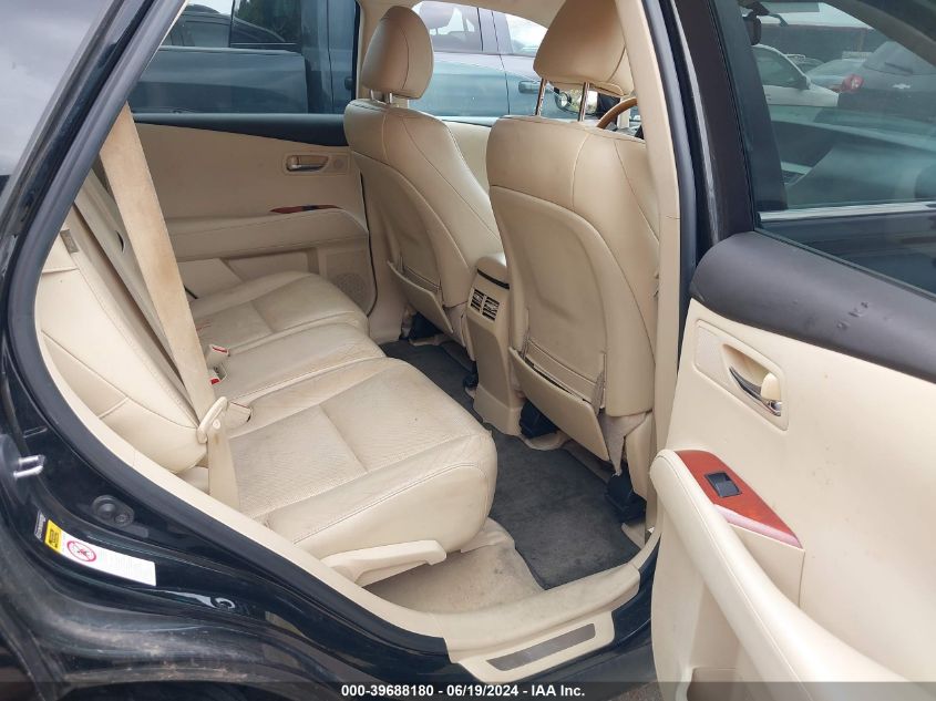 2010 Lexus Rx 350 VIN: 2T2BK1BA3AC007963 Lot: 39688180