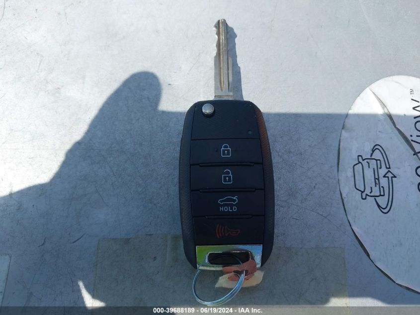 2017 Kia Forte Lx VIN: 3KPFK4A77HE130061 Lot: 39688189