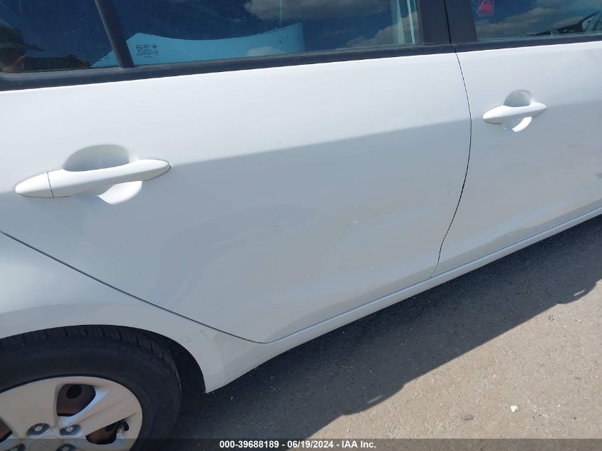 2017 Kia Forte Lx VIN: 3KPFK4A77HE130061 Lot: 39688189