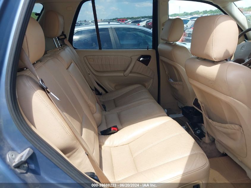 2005 Mercedes-Benz Ml 500 4Matic VIN: 4JGAB75E95A543534 Lot: 39688223