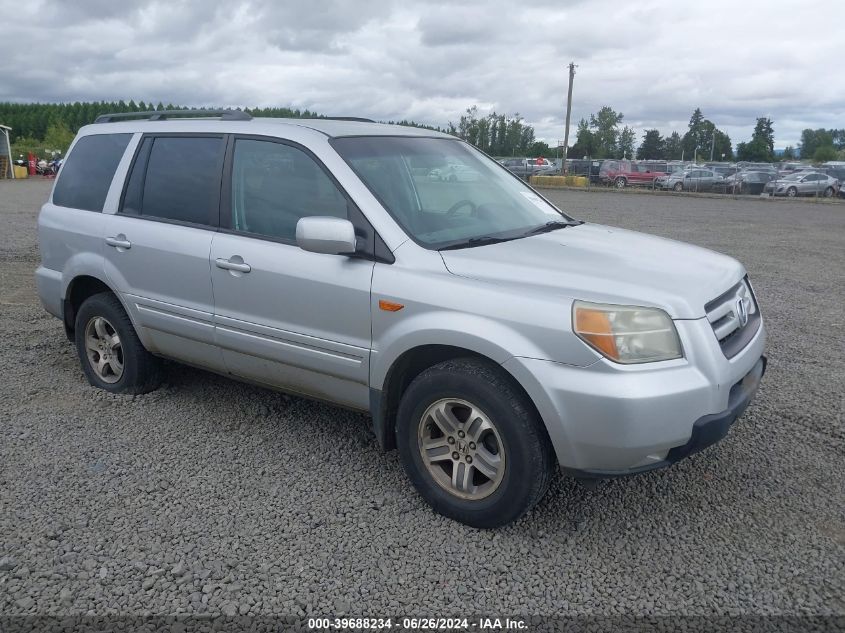 2006 Honda Pilot Ex VIN: 2HKYF18406H516322 Lot: 39688234