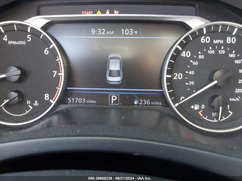 2022 Nissan Altima Sr VIN: 1N4BL4CV0NN338531 Lot: 39688236