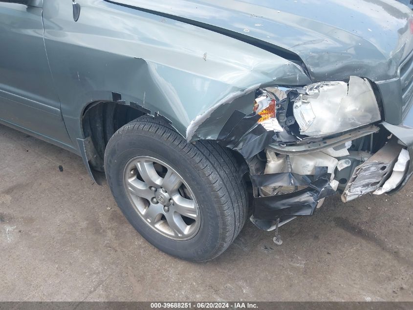 2006 Toyota Highlander VIN: JTEGD21A060148644 Lot: 39688251