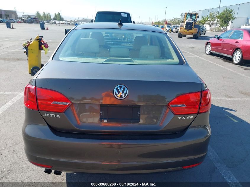 2012 Volkswagen Jetta 2.5L Se VIN: 3VWDP7AJ2CM131829 Lot: 39688268