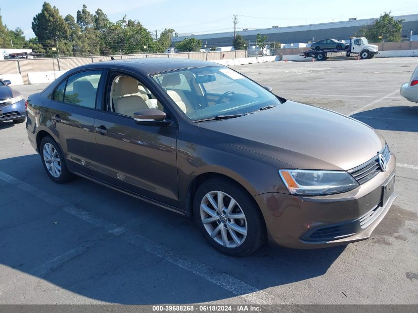 2012 Volkswagen Jetta 2.5L Se VIN: 3VWDP7AJ2CM131829 Lot: 39688268