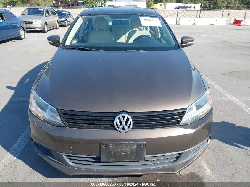 2012 Volkswagen Jetta 2.5L Se VIN: 3VWDP7AJ2CM131829 Lot: 39688268