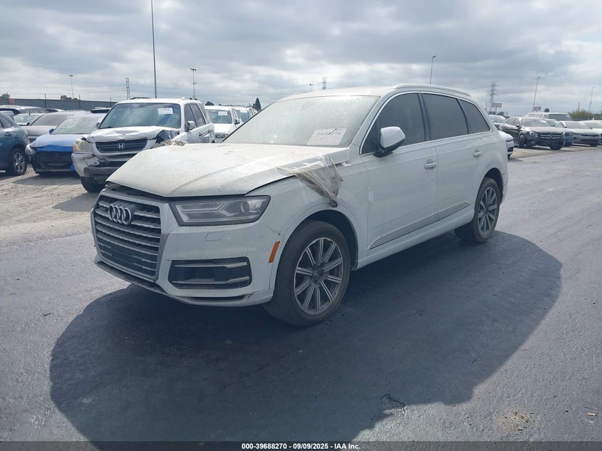 Vin: wa1lhaf72hd042250, lot: 40174854, audi q7 2.0t premium 20172