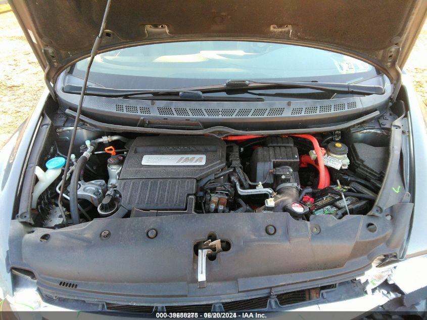 2010 Honda Civic Hybrid VIN: JHMFA3F22AS004511 Lot: 39688275