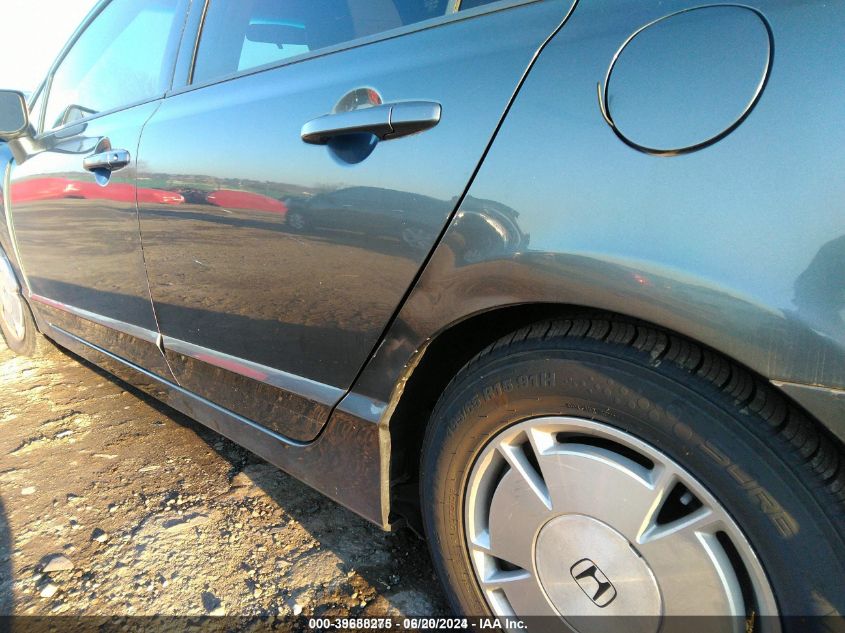 2010 Honda Civic Hybrid VIN: JHMFA3F22AS004511 Lot: 39688275