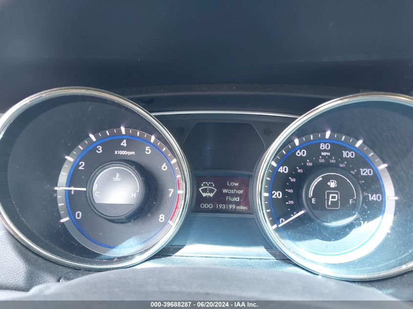 2013 Hyundai Sonata Gls VIN: 5NPEB4AC1DH523794 Lot: 39688287