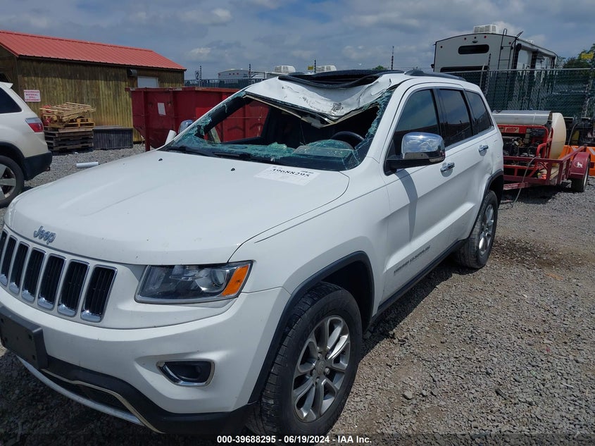 2016 Jeep Grand Cherokee Limited VIN: 1C4RJFBG4GC479064 Lot: 39688295