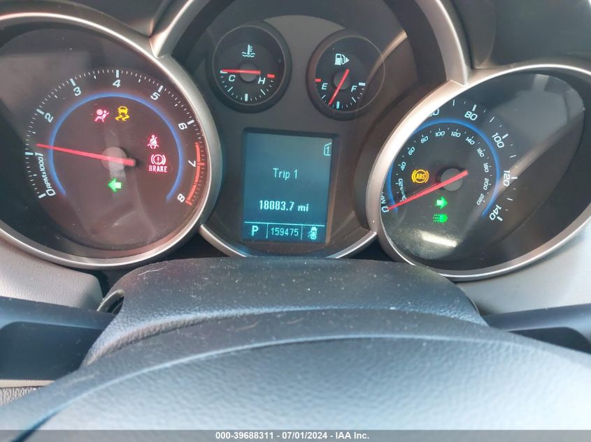 2011 Chevrolet Cruze Lt VIN: 1G1PE5S91B7240704 Lot: 39688311