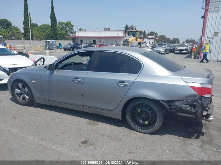 2004 BMW 530I VIN: WBANA73554B807155 Lot: 39688327