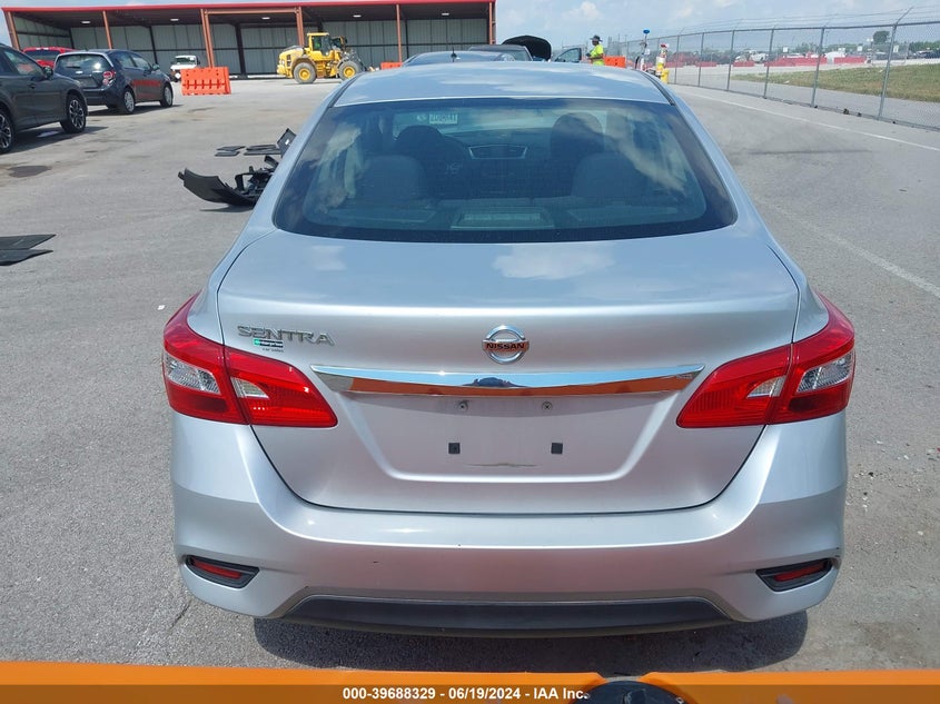 2018 Nissan Sentra S VIN: 3N1AB7AP2JY301091 Lot: 39688329