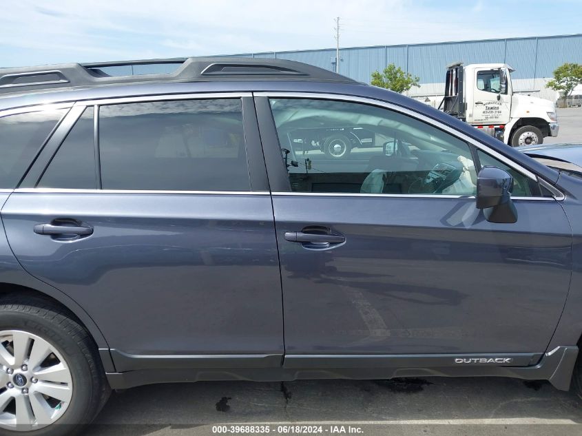 2017 Subaru Outback 2.5I Premium VIN: 4S4BSADCXH3246041 Lot: 39688335