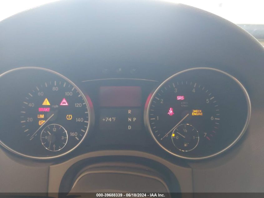 2008 Mercedes-Benz Ml 350 4Matic VIN: 4JGBB86E98A430471 Lot: 39688339