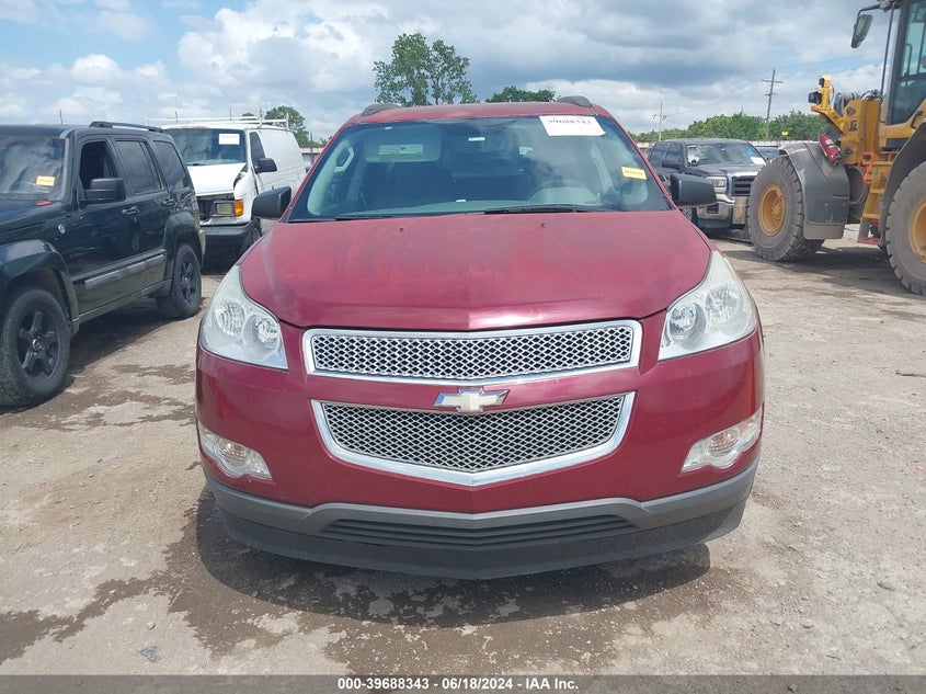 2012 Chevrolet Traverse Ls VIN: 1GNKRFED9CJ371905 Lot: 39688343
