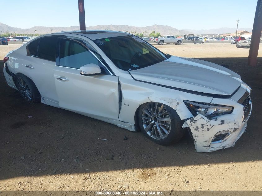 2018 Infiniti Q50 3.0T Luxe VIN: JN1EV7APXJM590328 Lot: 39688346