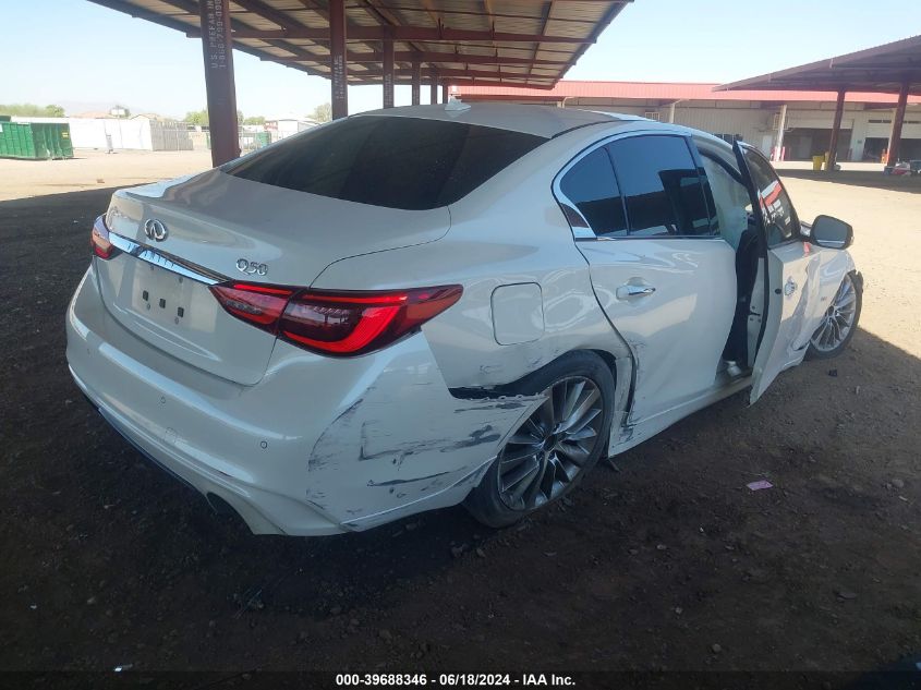 2018 Infiniti Q50 3.0T Luxe VIN: JN1EV7APXJM590328 Lot: 39688346