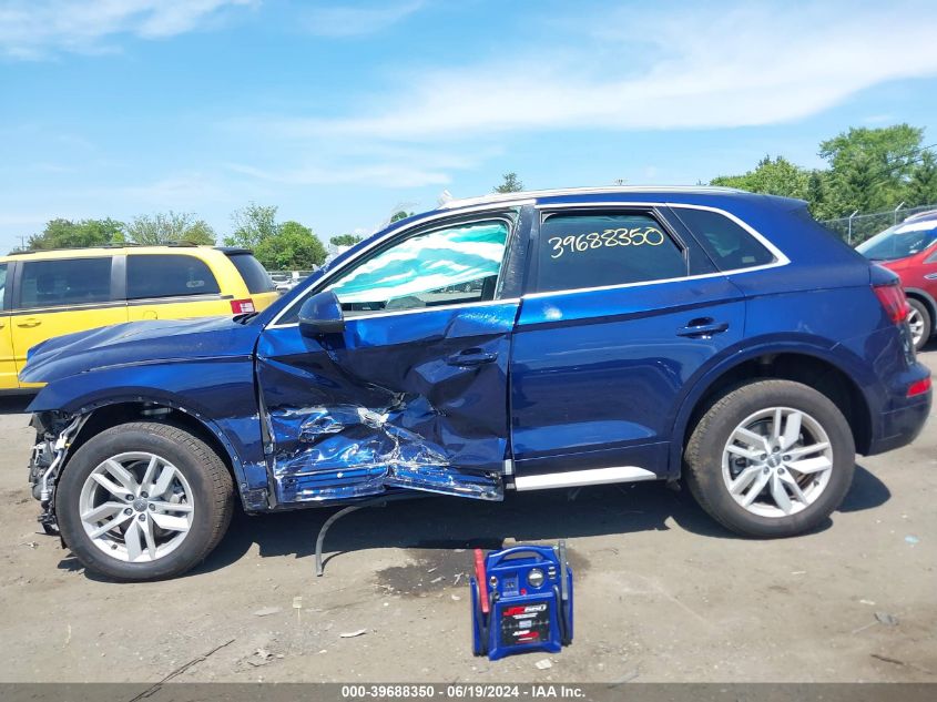 2020 Audi Q5 Premium 45 Tfsi Quattro S Tronic VIN: WA1ANAFY9L2097503 Lot: 39688350