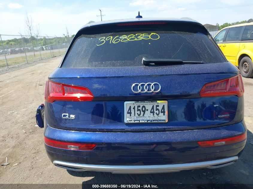 2020 Audi Q5 Premium 45 Tfsi Quattro S Tronic VIN: WA1ANAFY9L2097503 Lot: 39688350