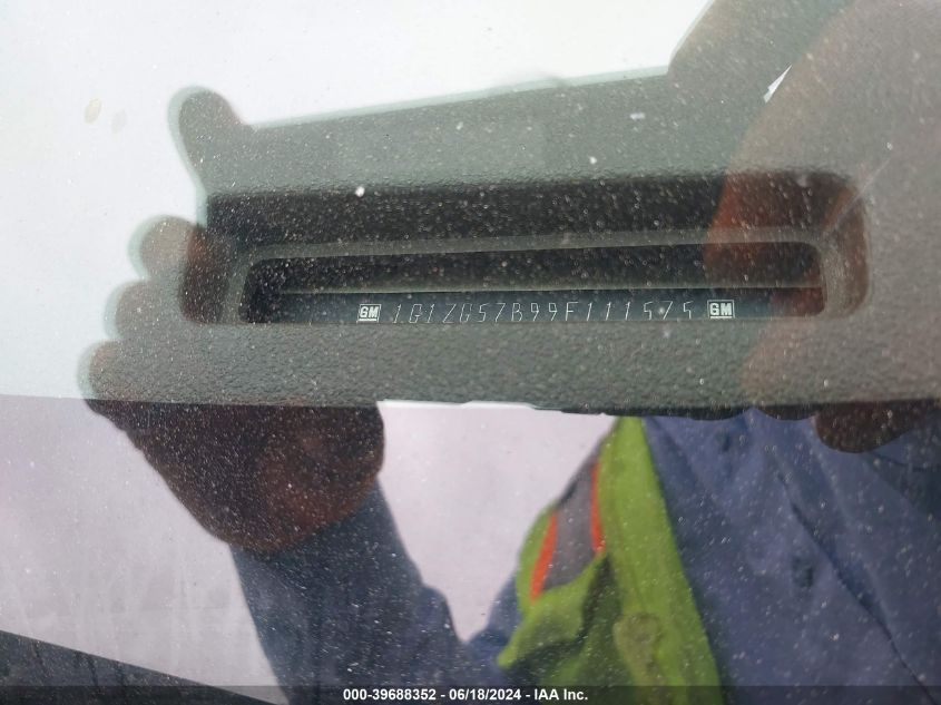 2009 Chevrolet Malibu Ls VIN: 1G1ZG57B99F111575 Lot: 39688352