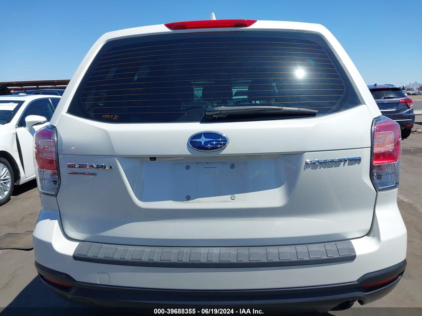 2018 Subaru Forester 2.5I VIN: JF2SJAAC9JH480418 Lot: 39688355