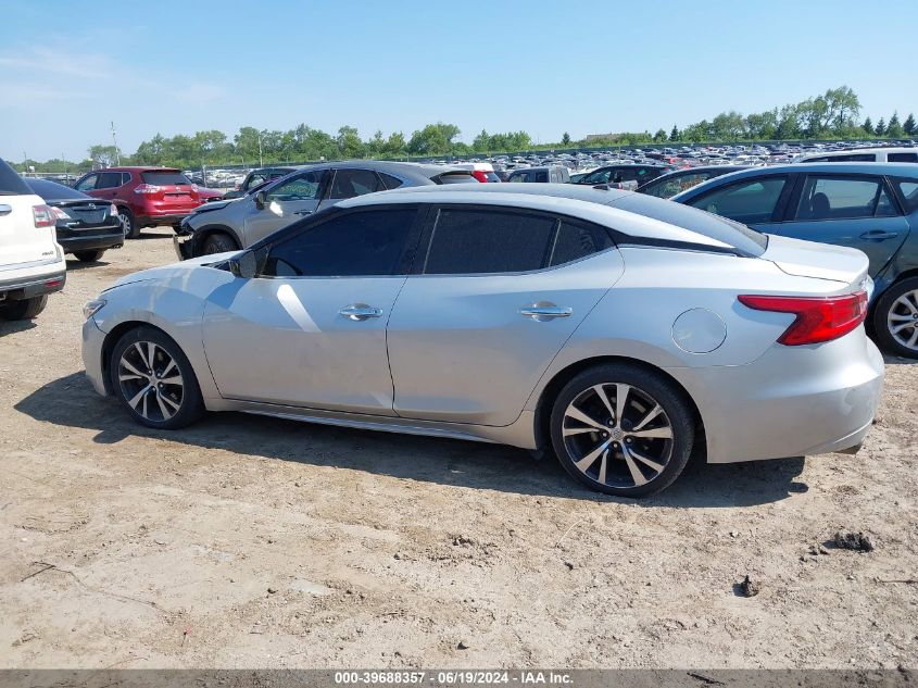 2016 Nissan Maxima 3.5S/Sv/Sl/Sr/Plat VIN: 1N4AA6AP0GC435115 Lot: 39688357