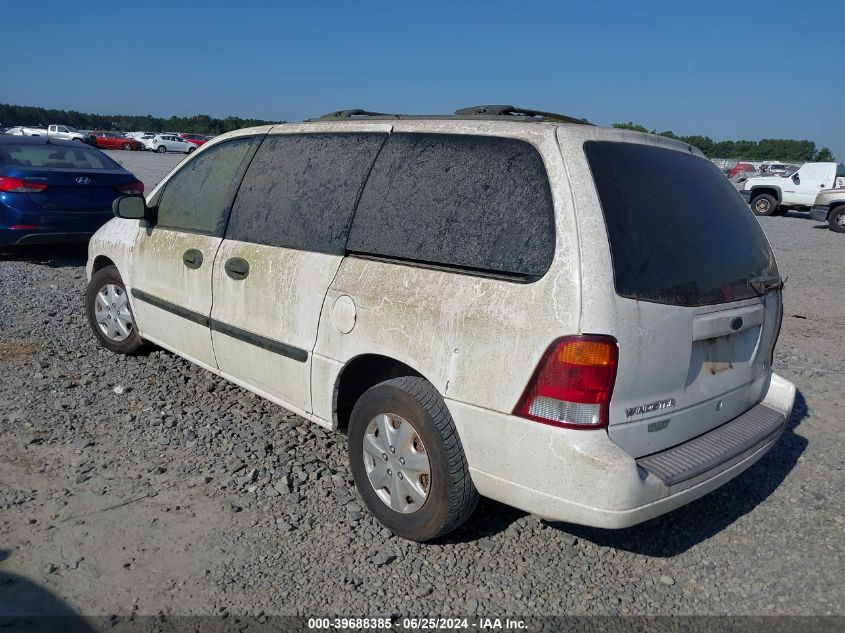 2003 Ford Windstar Lx VIN: 2FMZA51423BA74182 Lot: 39688385