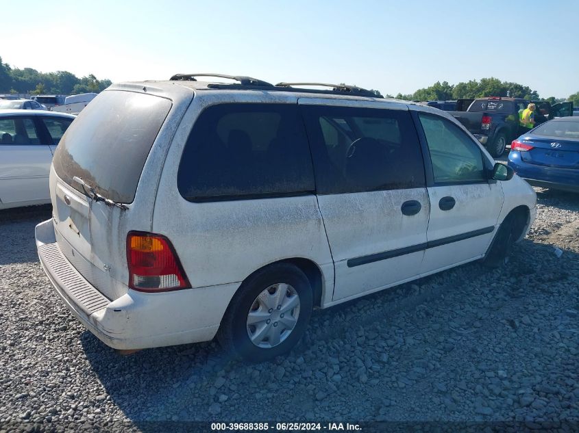 2003 Ford Windstar Lx VIN: 2FMZA51423BA74182 Lot: 39688385