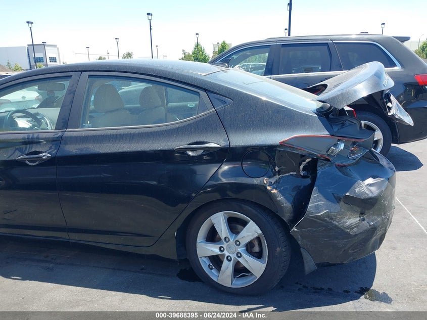 2012 Hyundai Elantra Gls (Ulsan Plant) VIN: KMHDH4AE8CU345250 Lot: 39688395